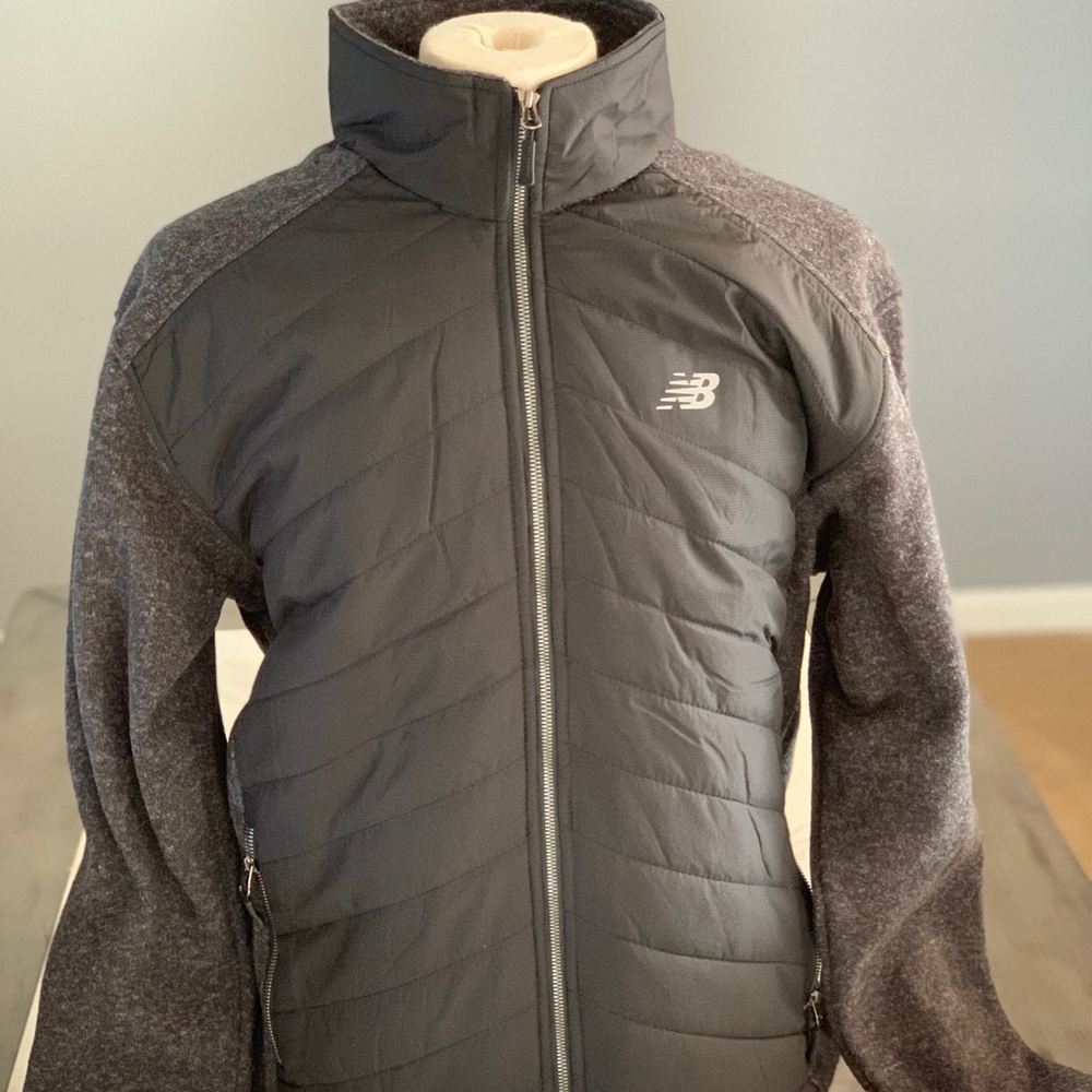 New Balance Mens Xl Full Zip Sweater Jacket Fleece